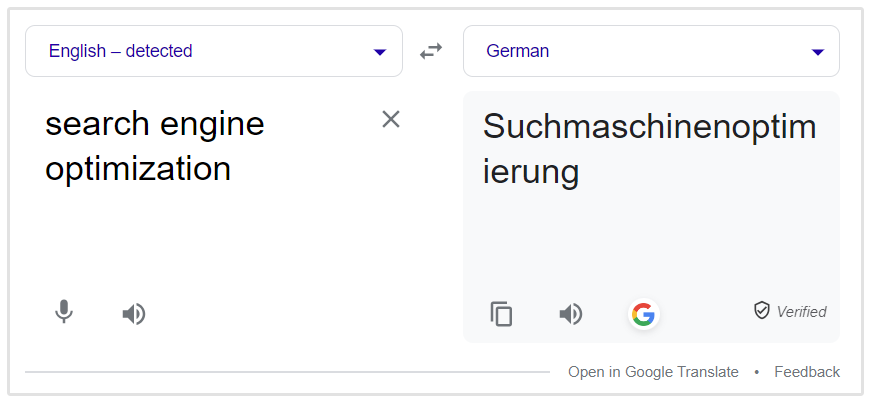 Traducción SEO al alemán